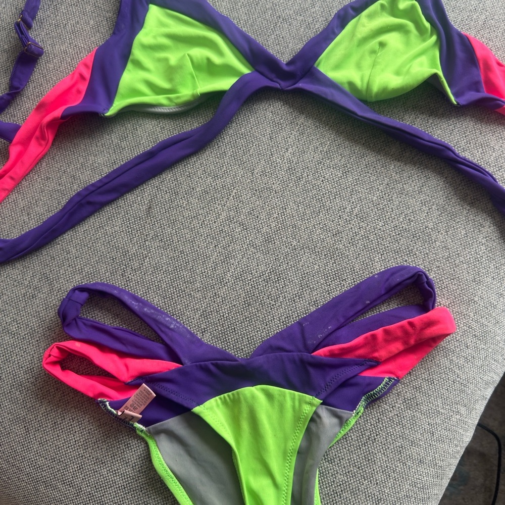 Agent Provocateur swimsuit in neon
